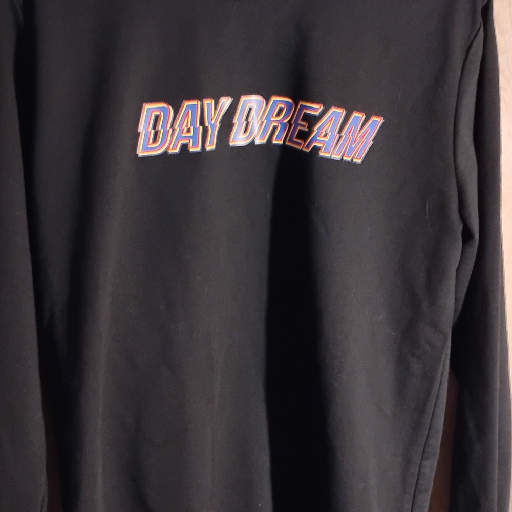 ROMWE Black 'Daydream' Crewneck Sweater